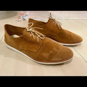 Nisolo Women’s Sedona Travel Derby Tan, 8.5 (fit like 8s!)